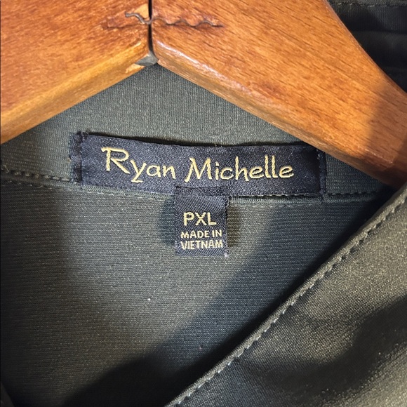 Ryan Michelle Sleeveless Olive Green belted Jumpsuit PL - Picture 2 of 8